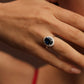 Sapphire Stone Diamond Ring