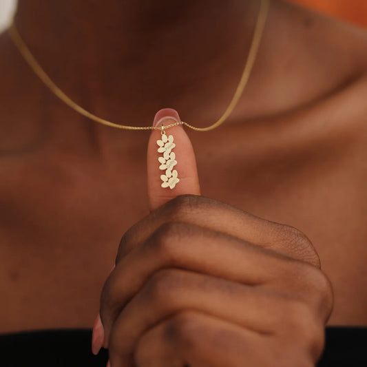 Paw Necklace, 14K Gold