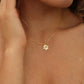 Single Paw Necklace, 14K Gold