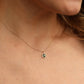 Emerald Green Opal Necklace, 14K Gold